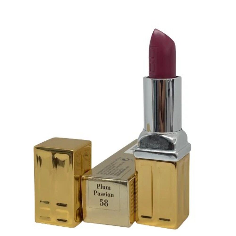 Elizabeth Arden Beautiful Color Moisturizing Lipstick Shade 58 Plum Passion- NEW